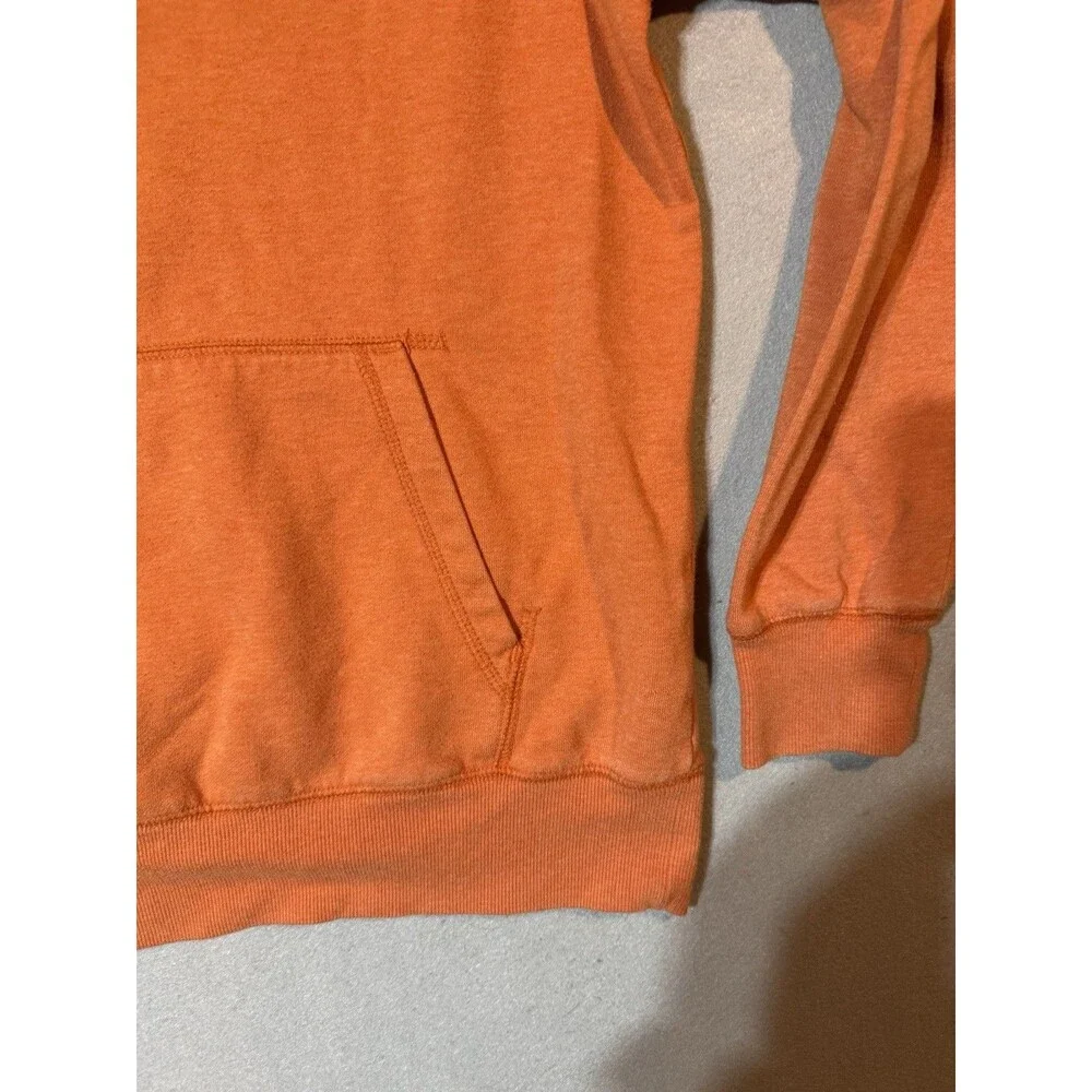 Mens The North Face Heritage Patch Hooded Pullover Orange Size Medium